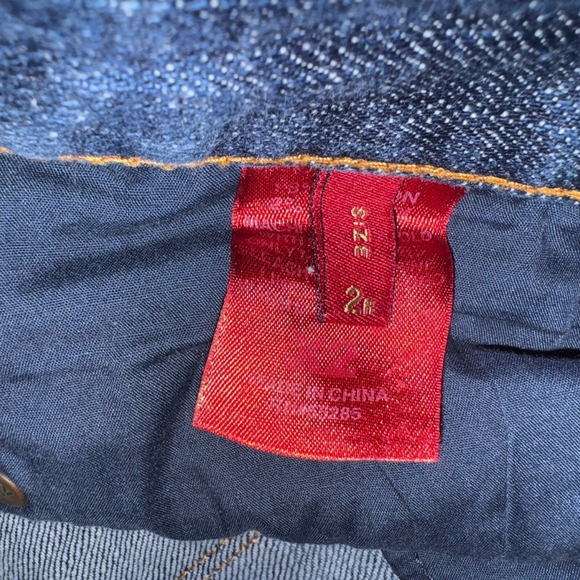 Express X2 Denim Flare Jeans Blue Size 26 - Picture 8 of 9